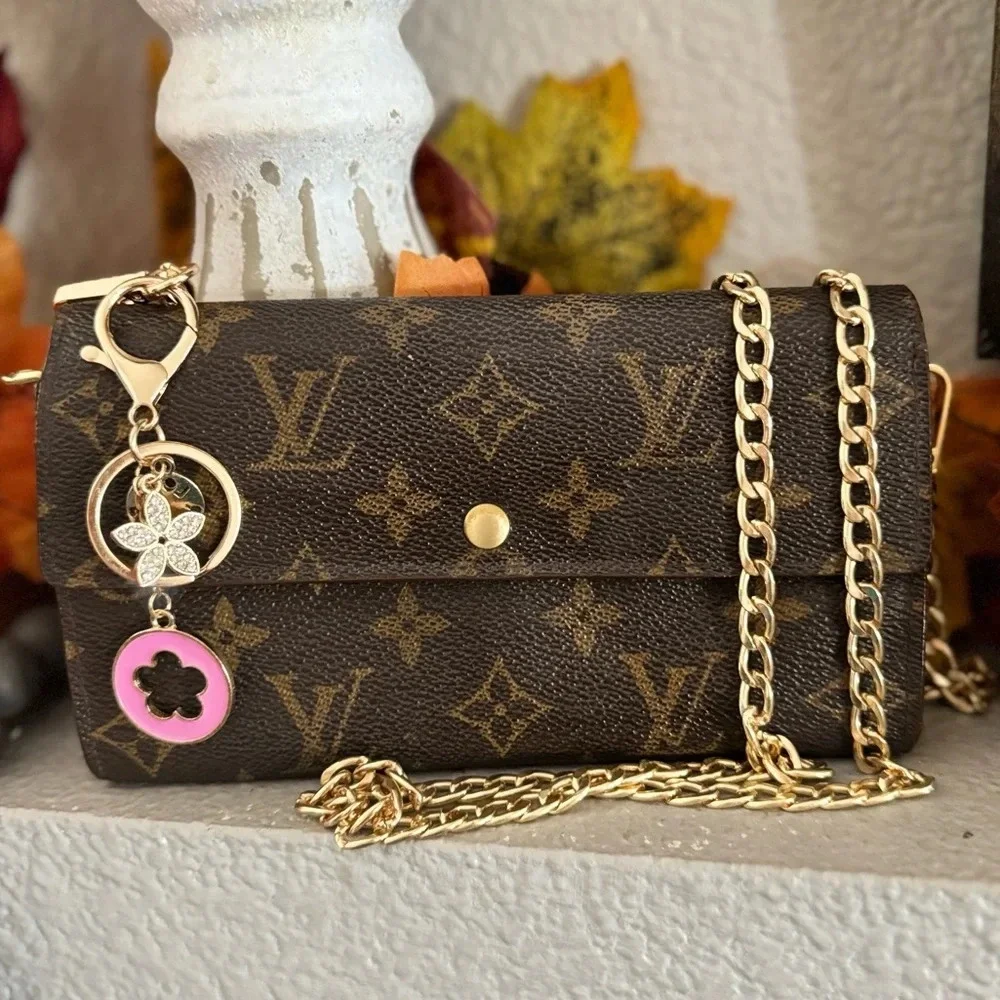 Louis Vuitton Monogram Portefeiulle Sarah Long Bifold Wallet/converted